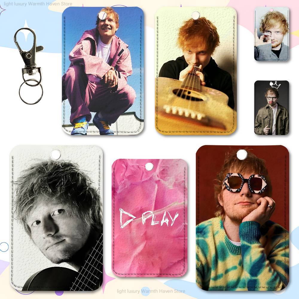 Leather Work - E-Ed S-Sheeran Play Holder Keychain For