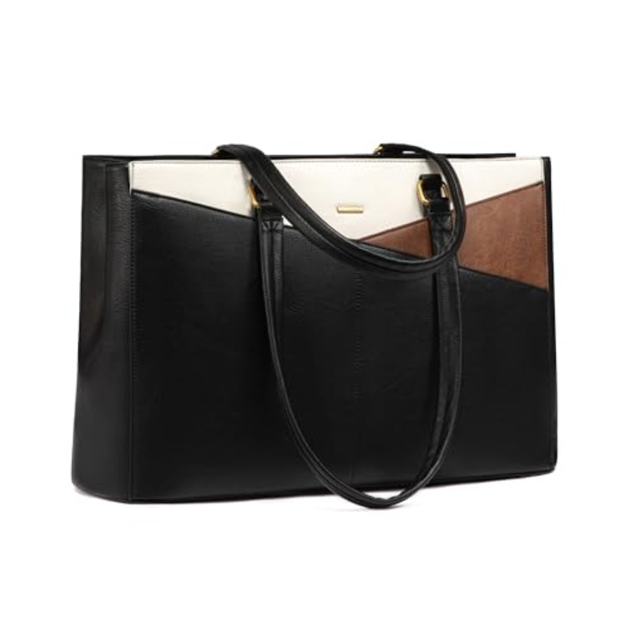 Leather Work - Vintage Leather Work Tote - Laptop
