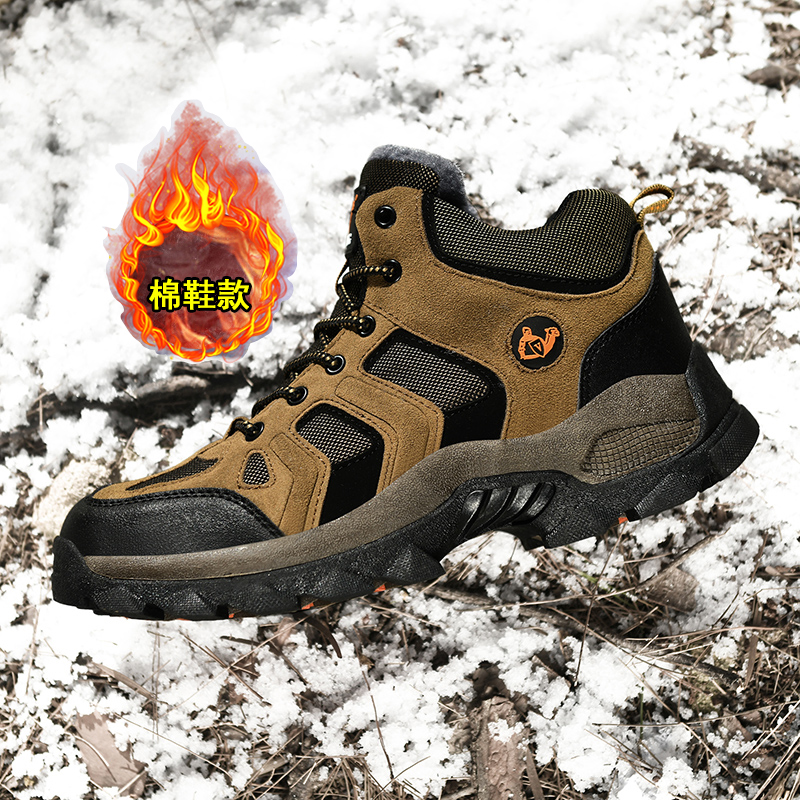 Leatherwork Boots - Leather Men Boots Winter Fur Super