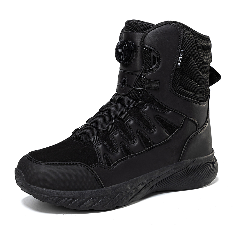 Leatherwork Boots - Large Outdoor Training Boots Men's Mountaineering
