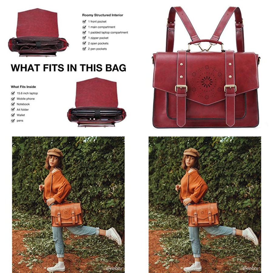 Backpack for Women Briefcase M – Leather Work Womens Backpack recenzja i cena