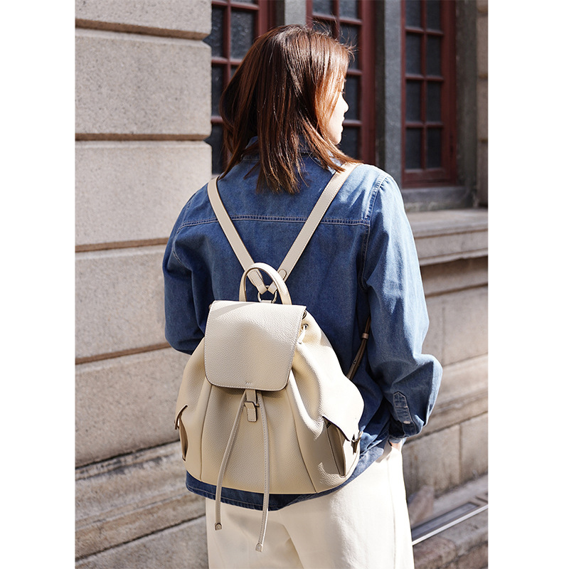Fashion Casual Shoulder Bag Wo – Leather Work Womens Backpack recenzja i cena