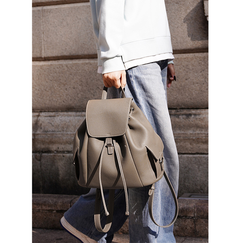 Fashion Casual Shoulder Bag Wo – Leather Work Womens Backpack recenzja i cena