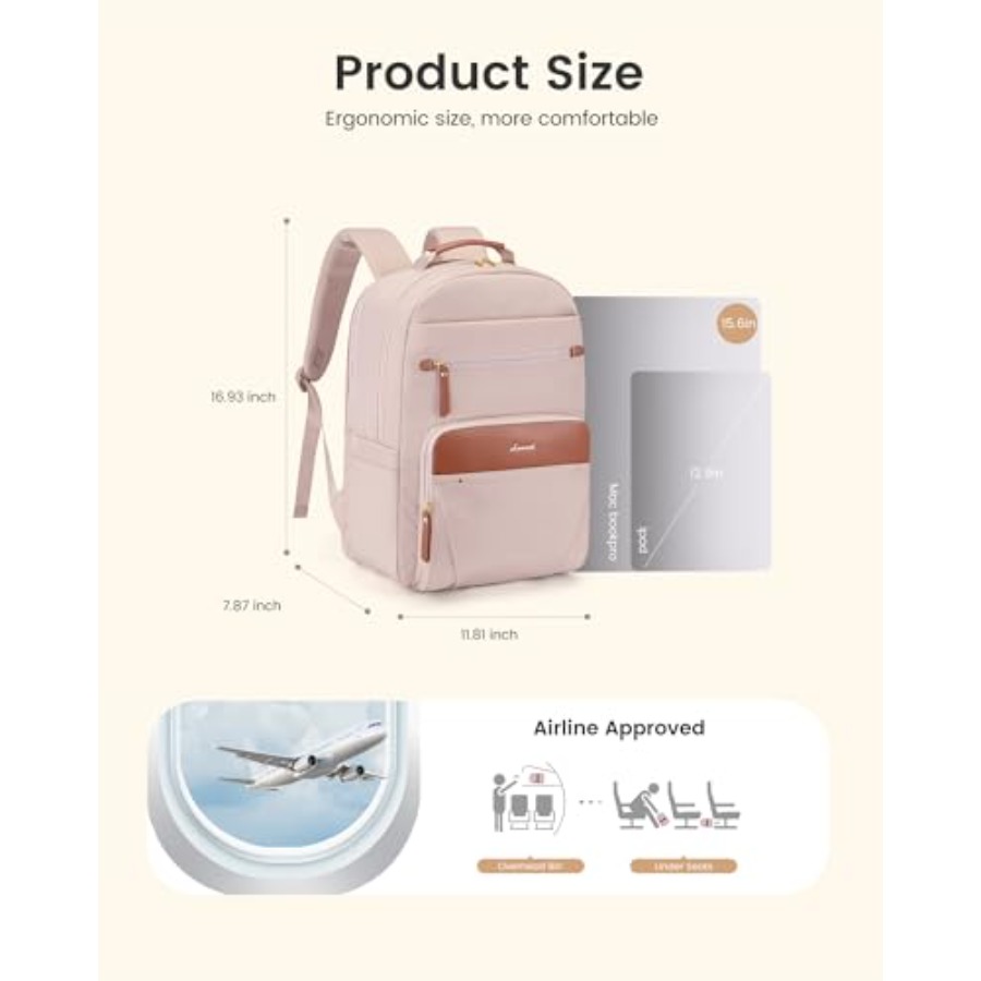 Laptop Backpack for Women with – Leather Work recenzja i cena