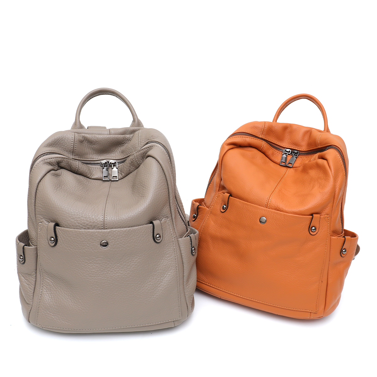 Soft Genuine Cowhide Daily Bac – Leather Work Womens Backpack recenzja i cena
