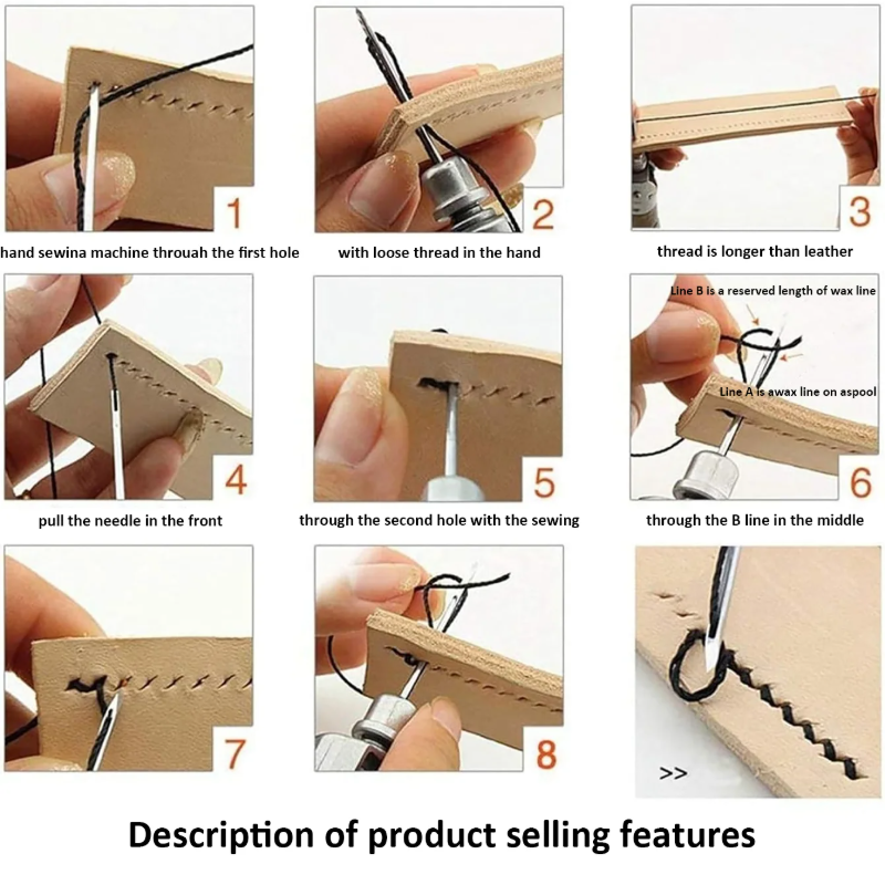 Professional Leather Sewing Aw – Leatherwork Tool Kit recenzja i cena