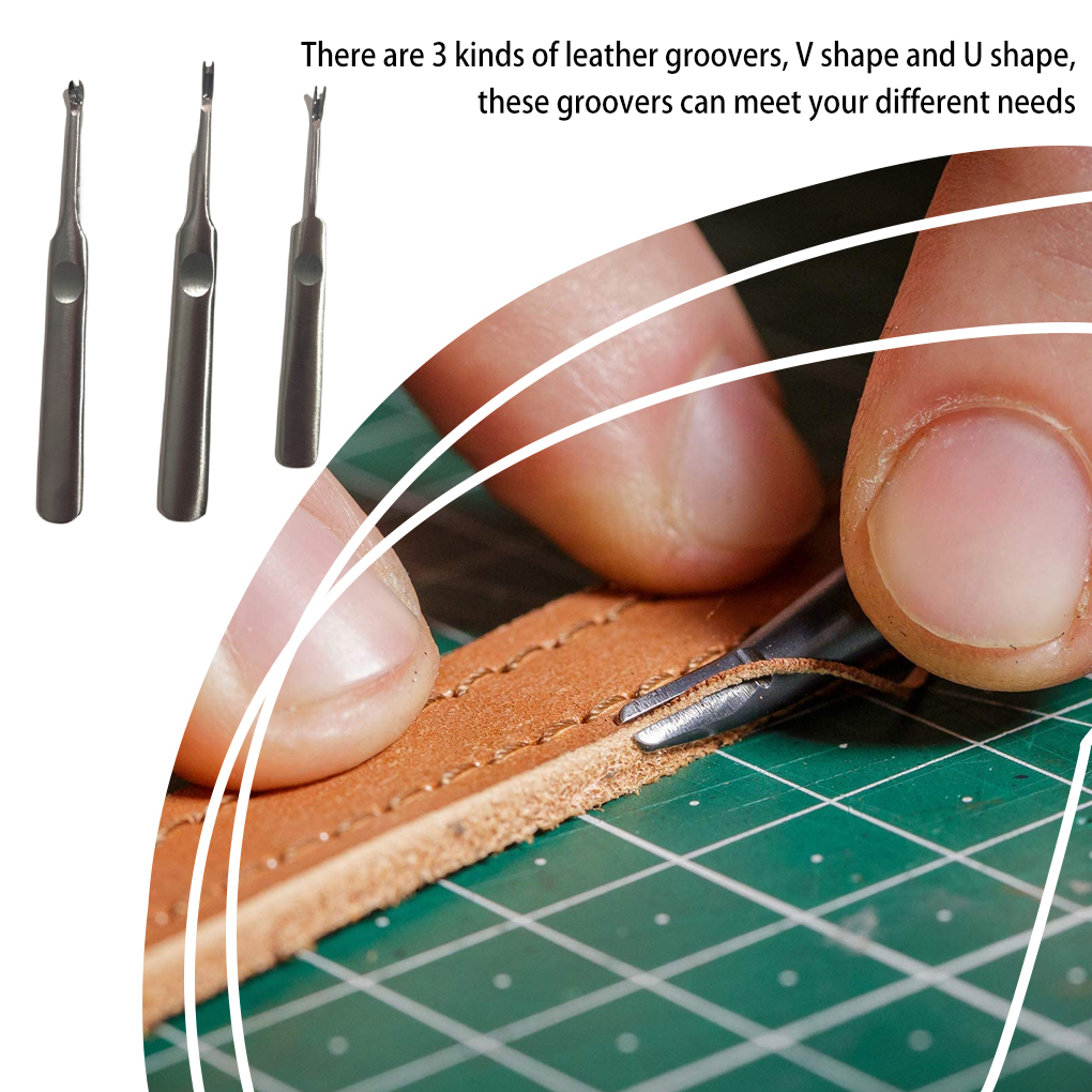 3 Pieces/Set Professional Leat – Leatherwork Tool Kit recenzja i cena