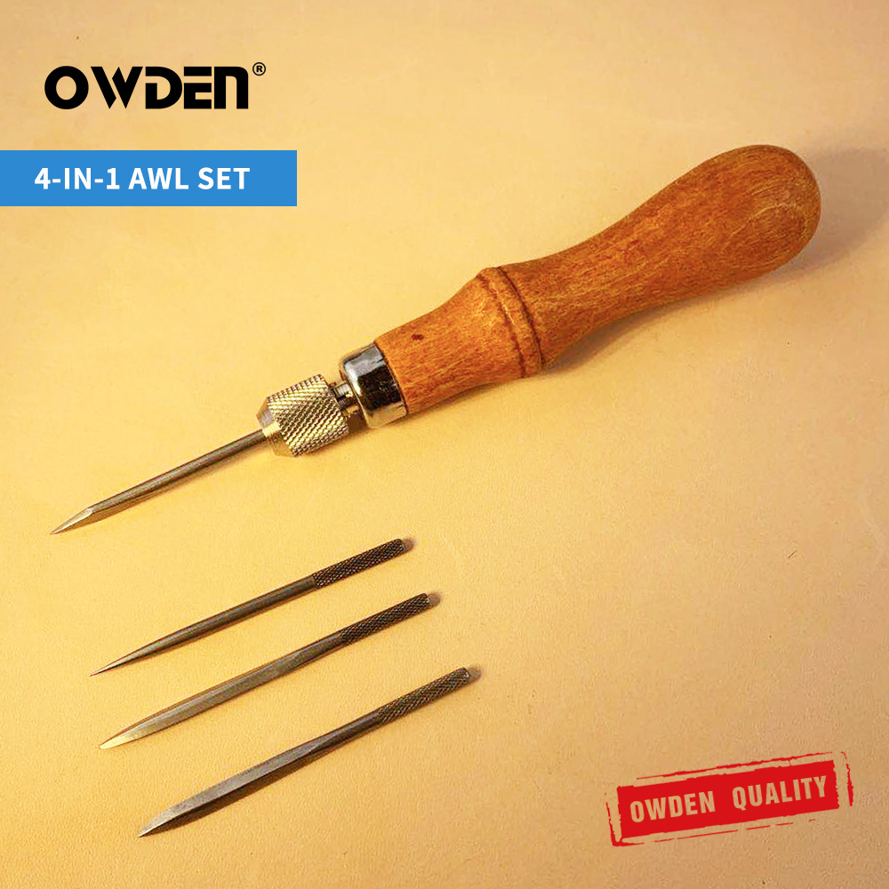 OWDEN Leather Awl Tool Set DIY – Leatherwork Tool Kit recenzja i cena