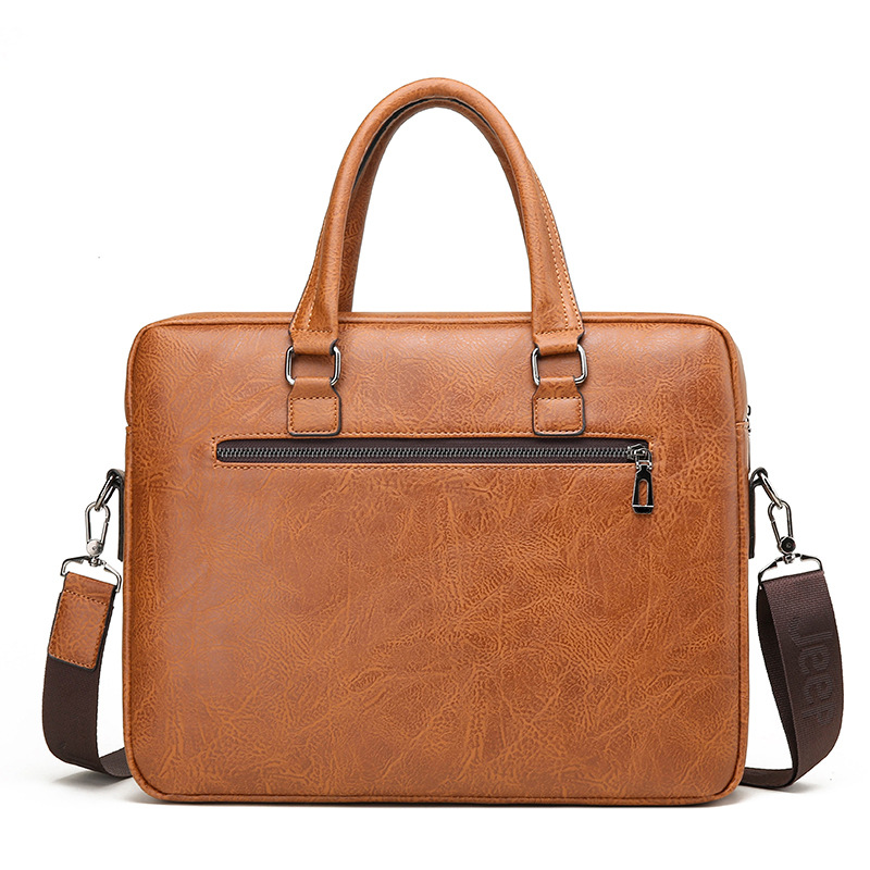 Luxury Brand Man Business Brie – Leather Work Bag Mens recenzja i cena