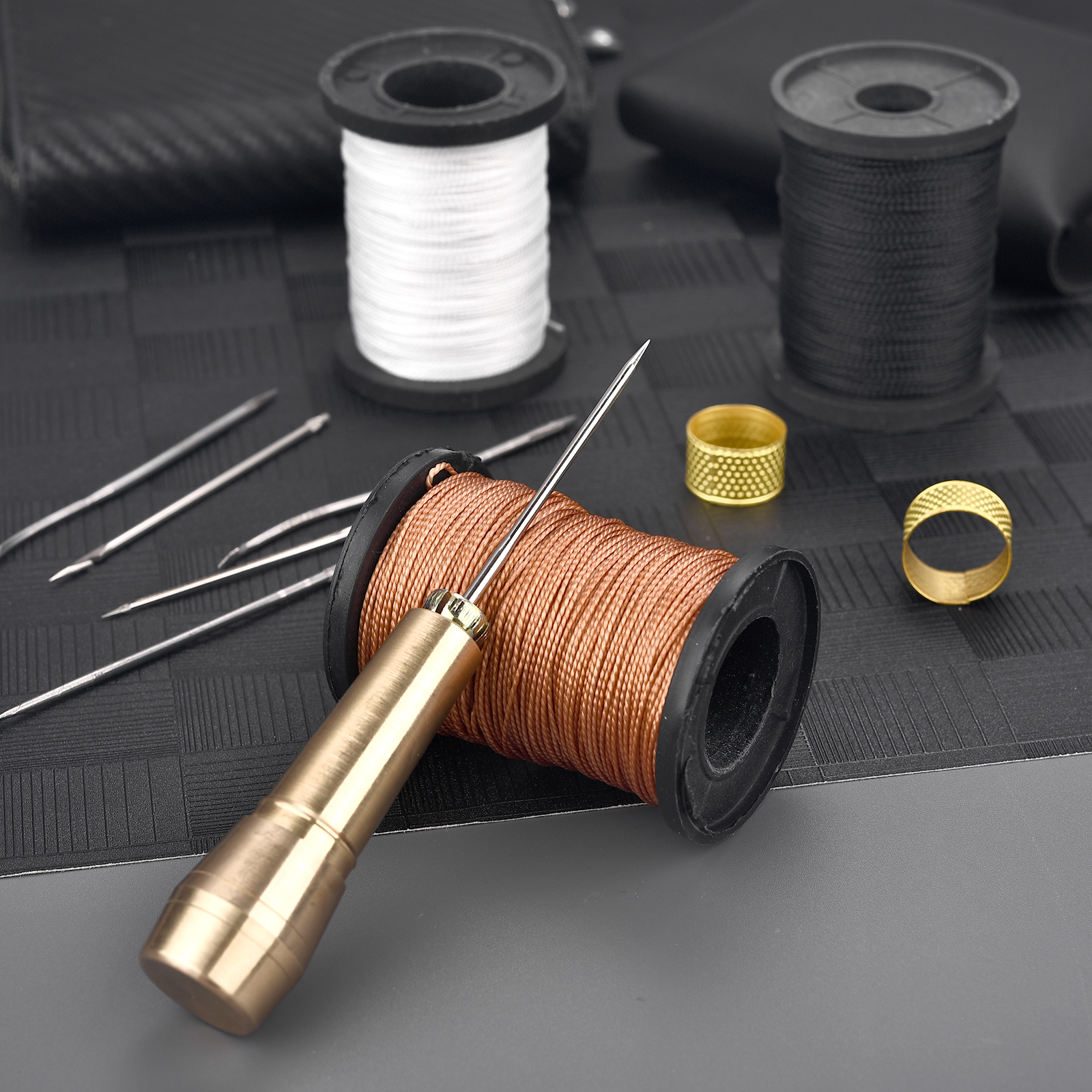 Leather Sewing Kit DIY Leather – Leatherwork Tool Kit recenzja i cena