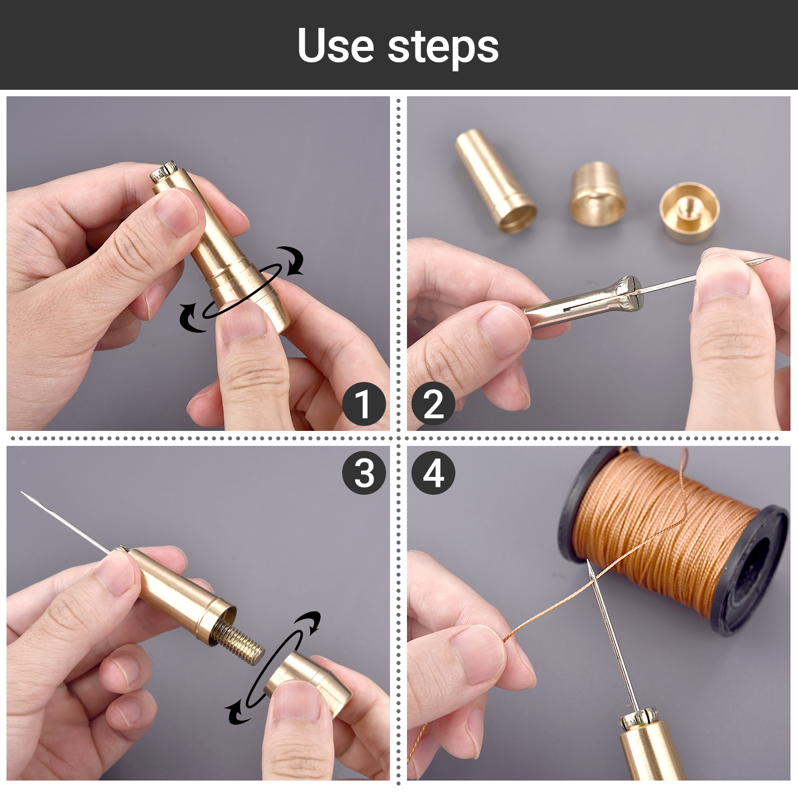 Leather Sewing Kit DIY Leather – Leatherwork Tool Kit recenzja i cena