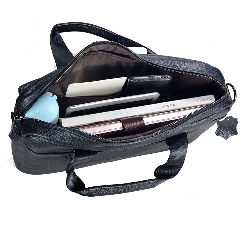 Large Men's Genuine Leather Ha – Leather Work Bag Mens recenzja i cena