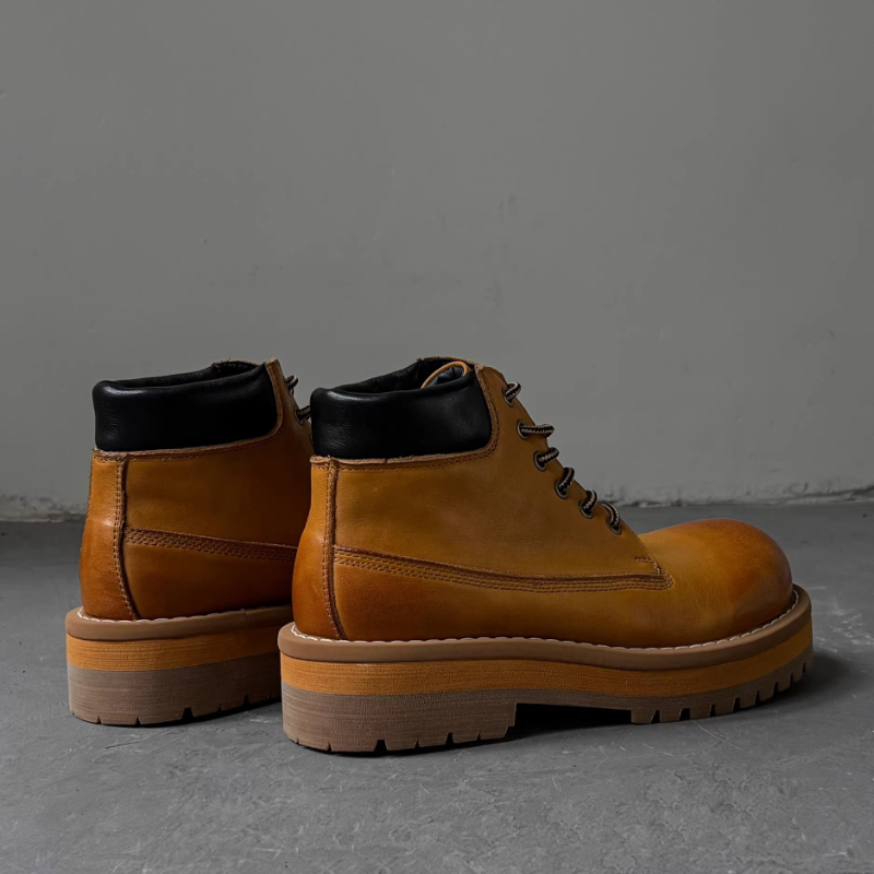 British Style Men Ankle Boots  – Leatherwork Boots recenzja i cena