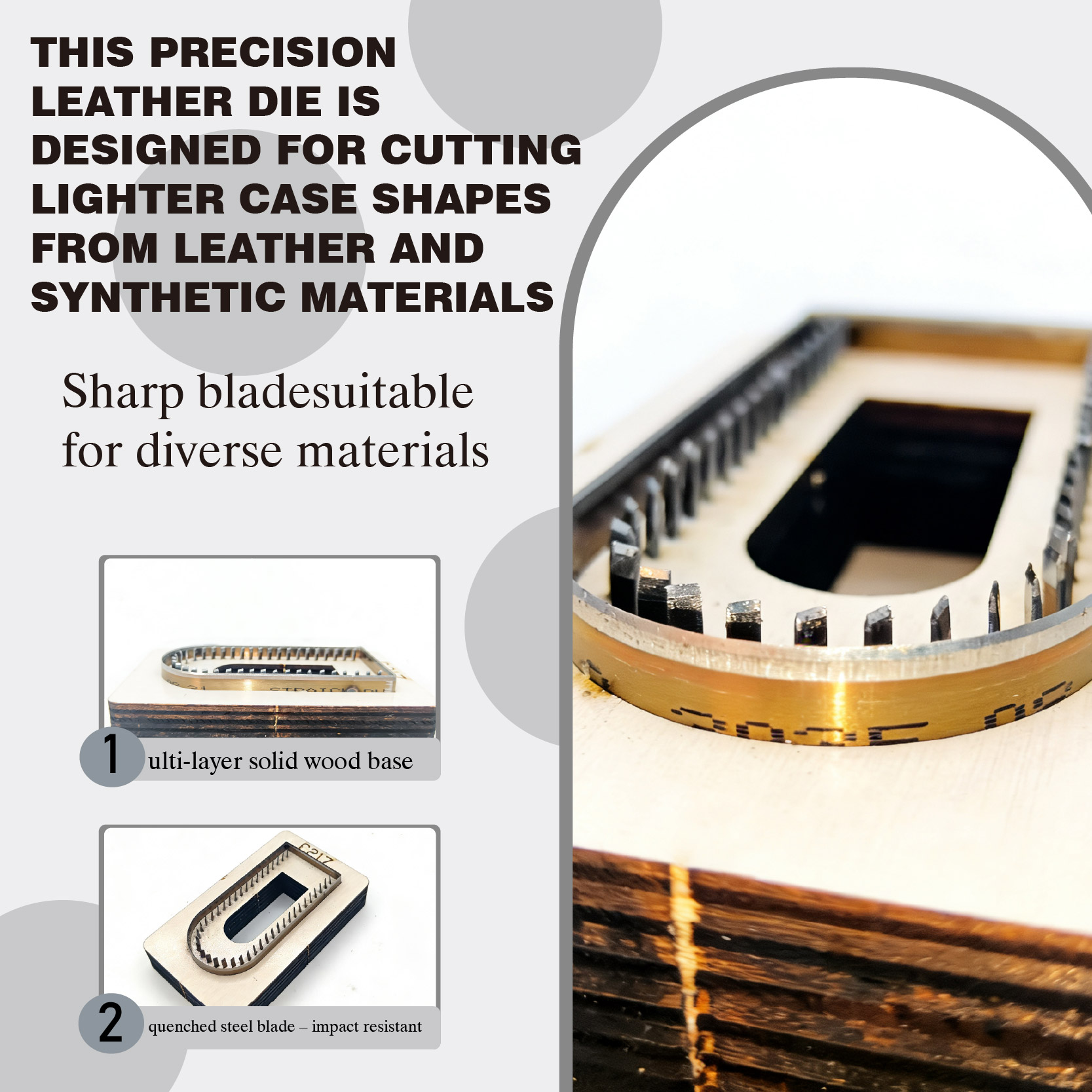 C217 Toothed Edge Lighter Case – Leatherwork Tool Kit recenzja i cena