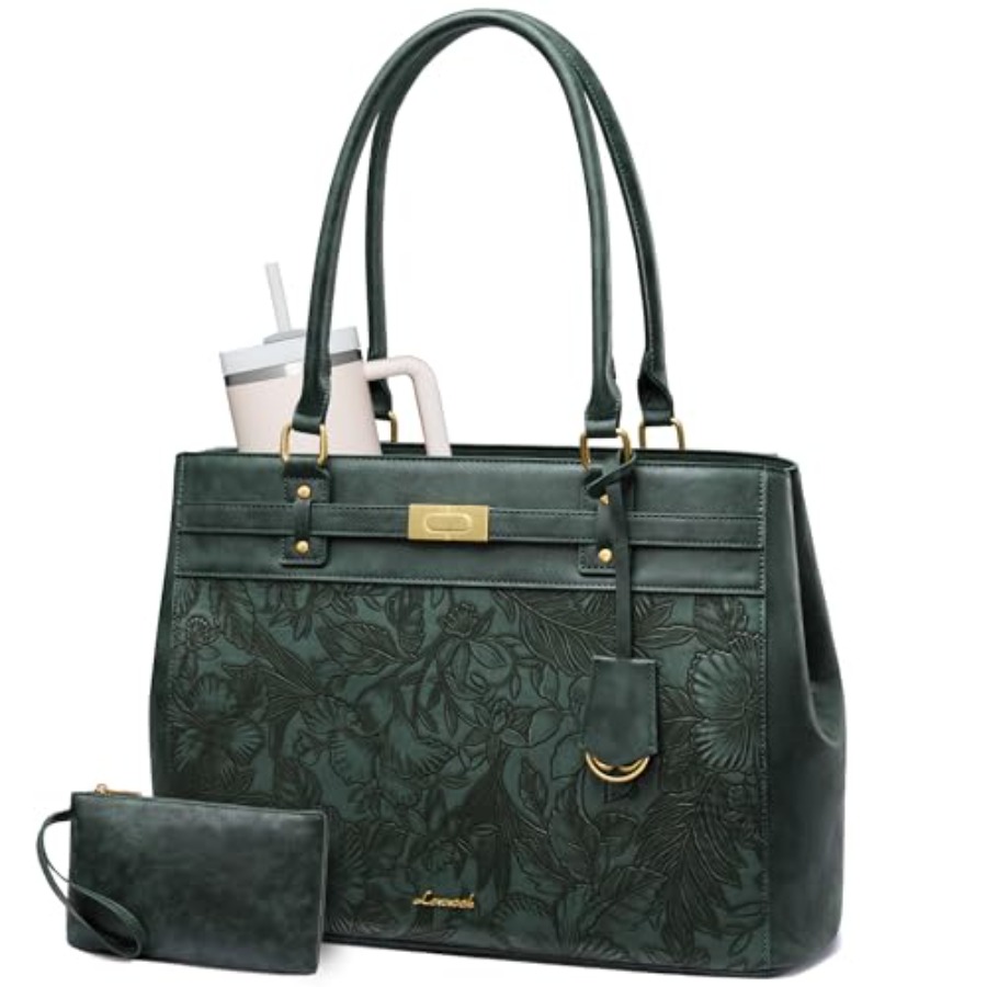 Laptop Tote Bag for Women, 17. – Leather Work Womens Backpack recenzja i cena