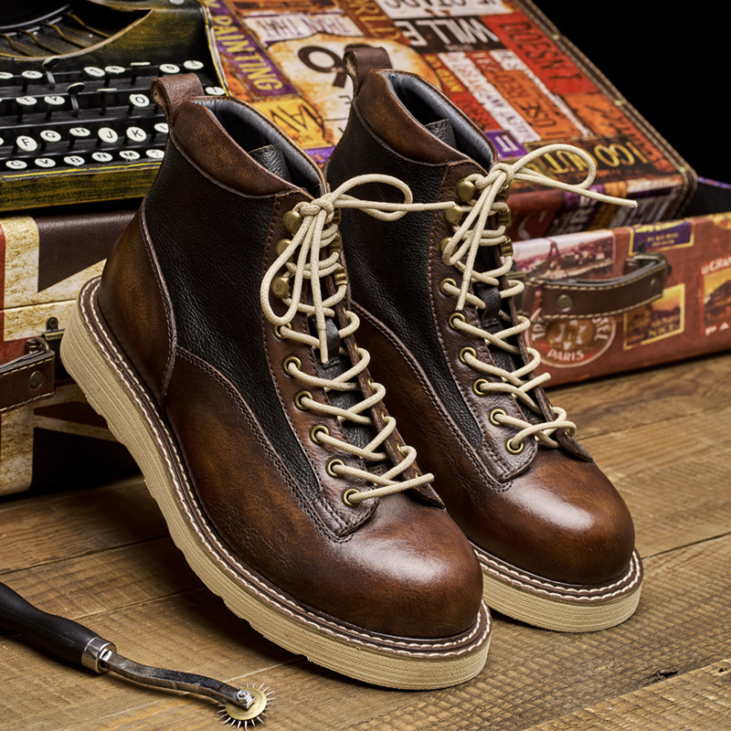 Men's Short Toe Work Boots, Am – Leatherwork Boots recenzja i cena