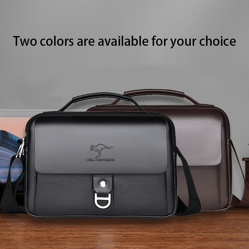 Durable Wear-resistant Two-ton – Leather Work Bag Mens recenzja i cena