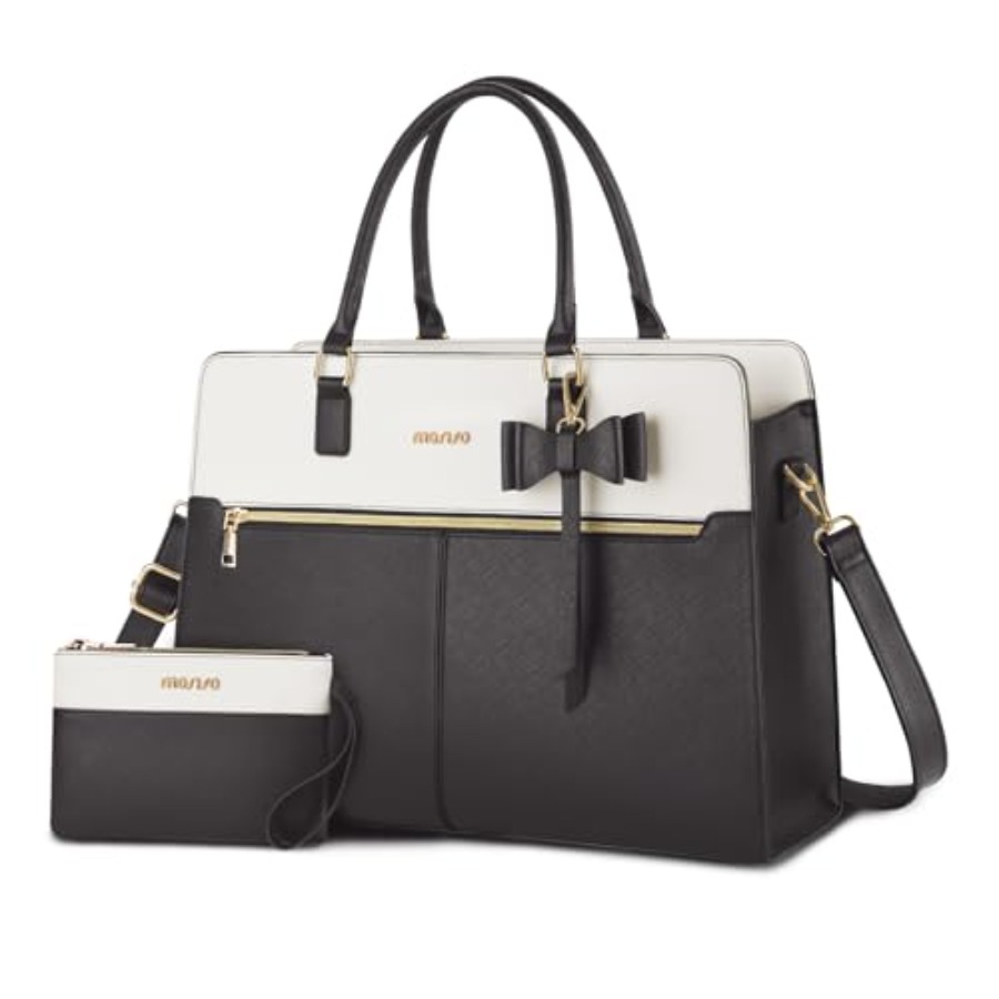 Laptop Tote Bag for Women, 15. – Leather Work recenzja i cena