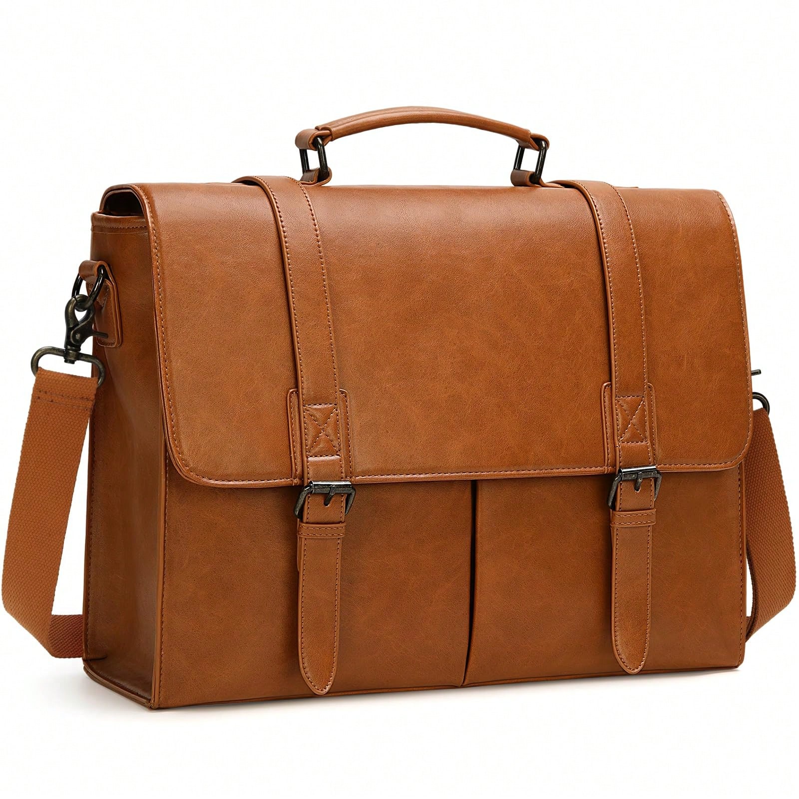 Messenger Bag For Men 15.6 Inc – Leather Work Bag Mens recenzja i cena