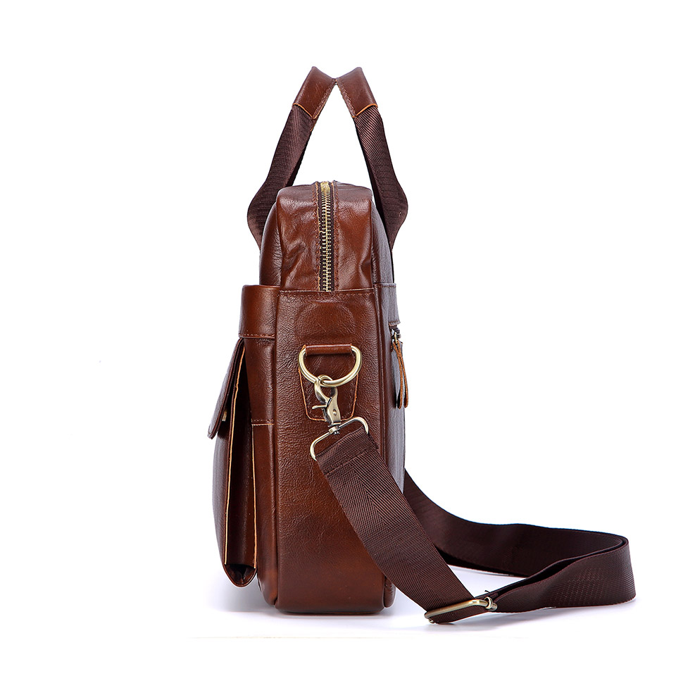 Men Genuine Leather Handbag Fa – Leather Work Bag Mens recenzja i cena