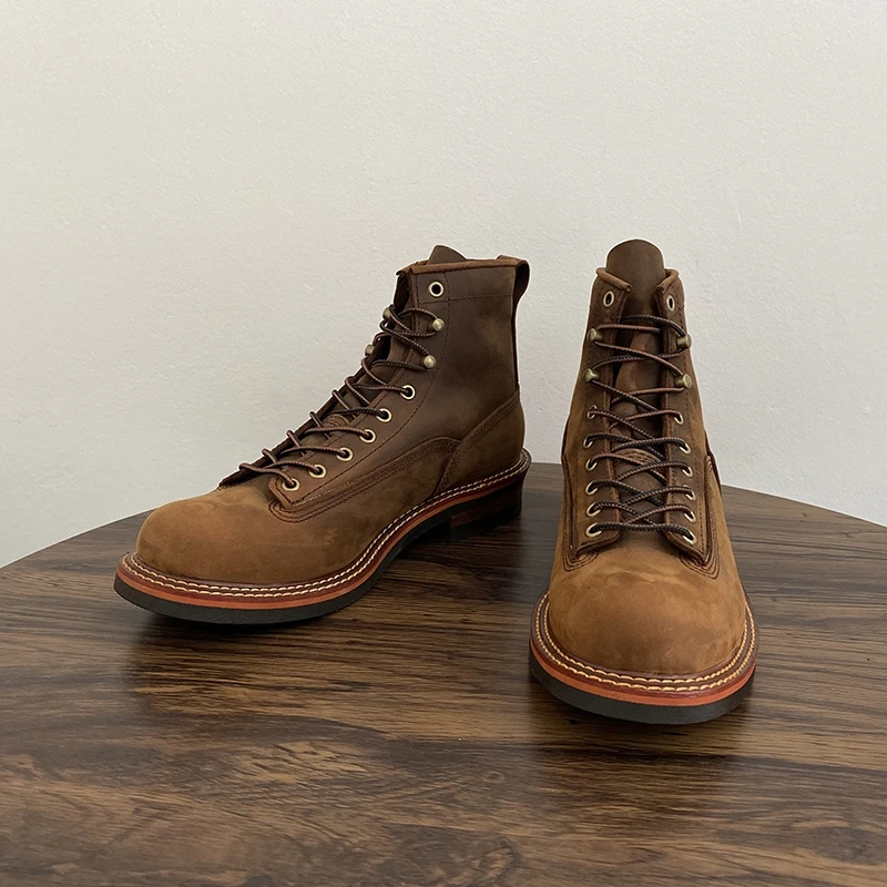 Vintage British Men Ankle Boot – Leatherwork Boots recenzja i cena
