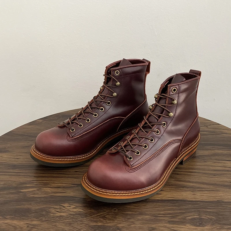 Vintage British Men Ankle Boot – Leatherwork Boots recenzja i cena