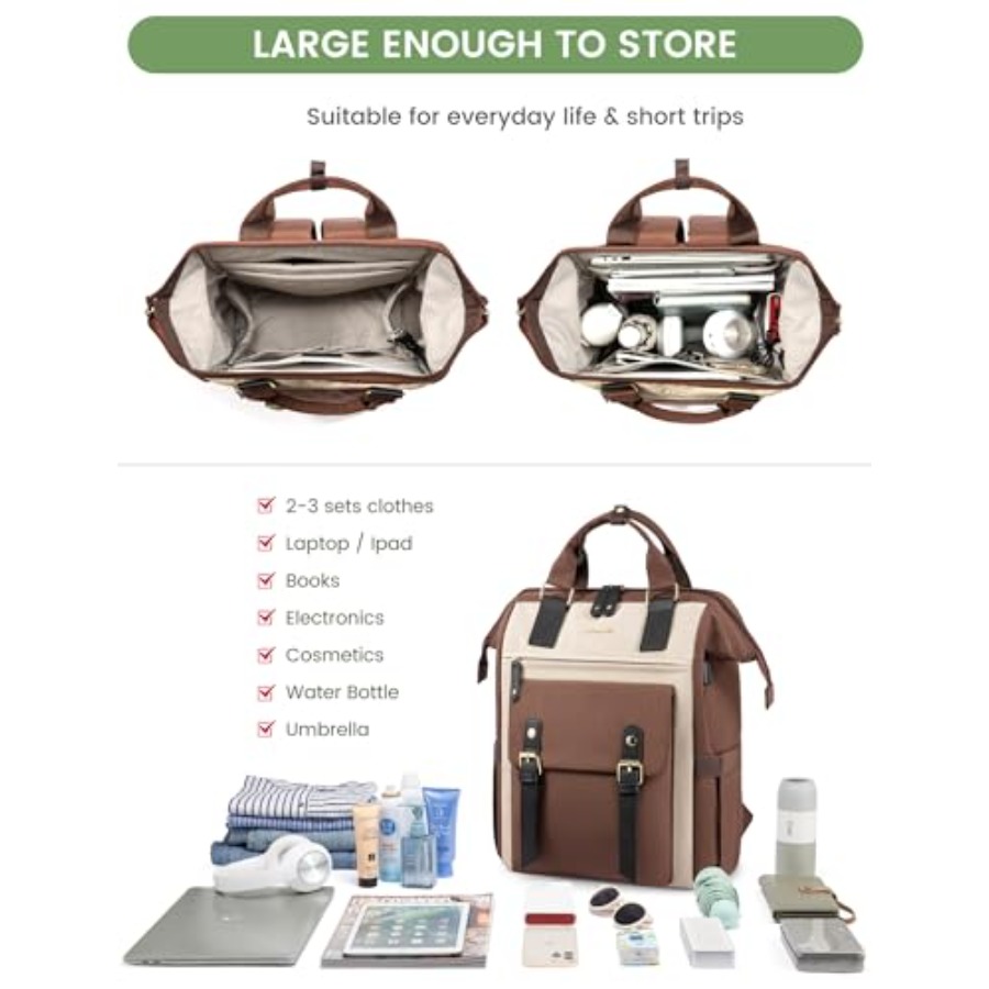 Backpack for Women, Teacher Ba – Leather Work Womens Backpack recenzja i cena