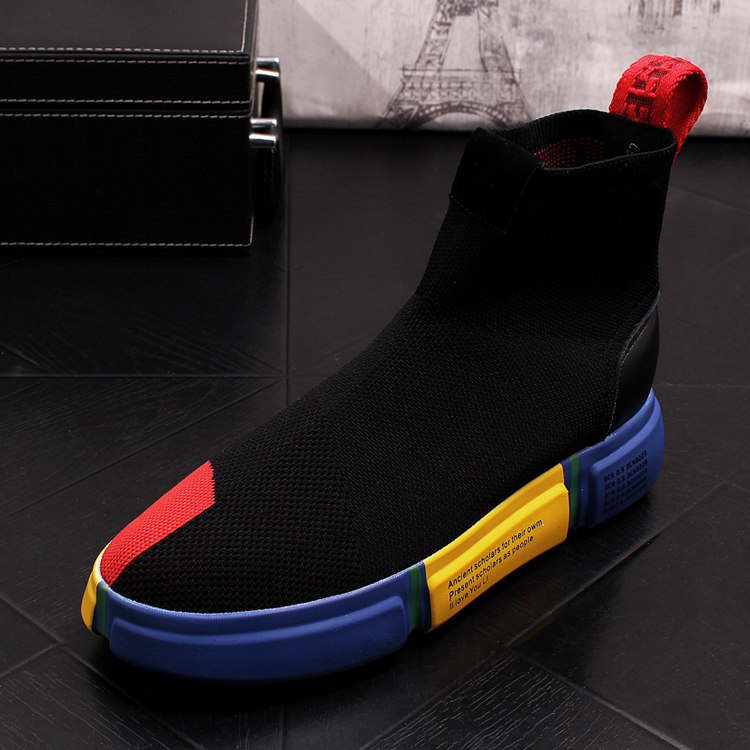 2026 New Men's Black Sock Snea – Leatherwork Boots recenzja i cena