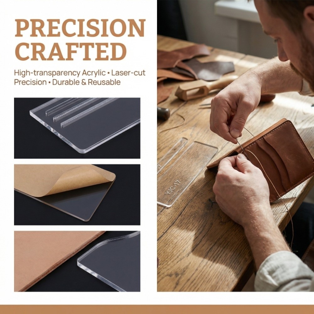 13Pcs YJC-17 Wallet Template A – Leatherwork Templates recenzja i cena