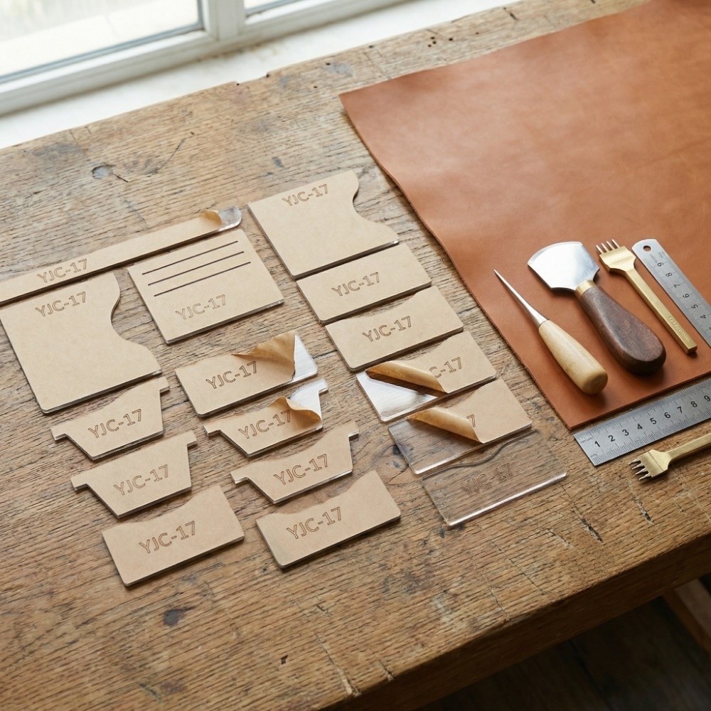 13Pcs YJC-17 Wallet Template A – Leatherwork Templates recenzja i cena