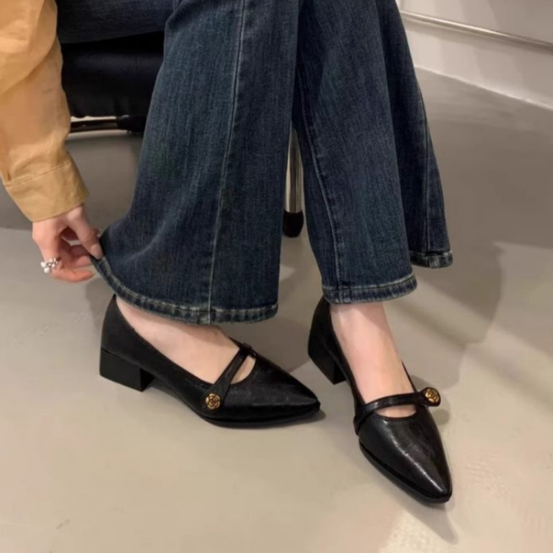 French Vintage Chunky Heel Mar – Leatherwork In French recenzja i cena