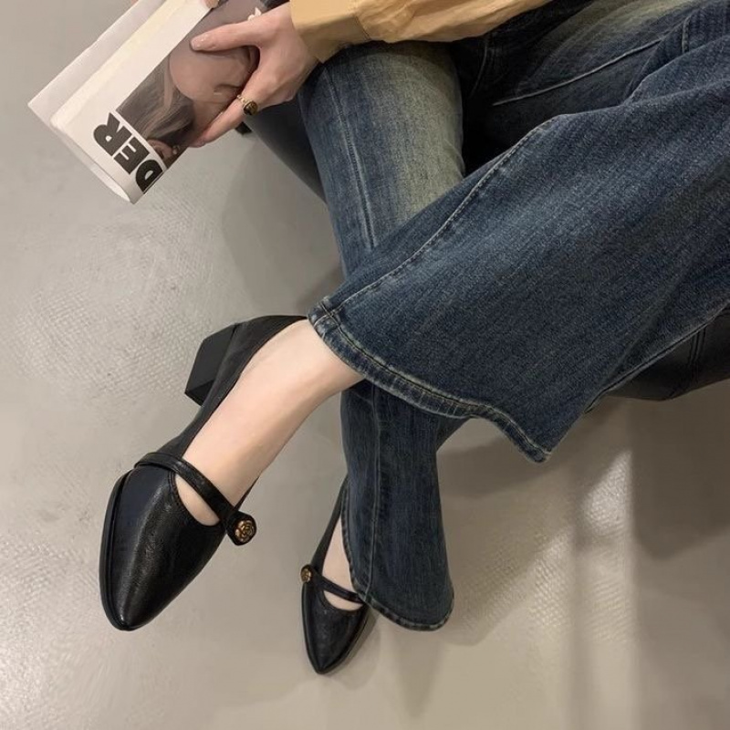 French Vintage Chunky Heel Mar – Leatherwork In French recenzja i cena