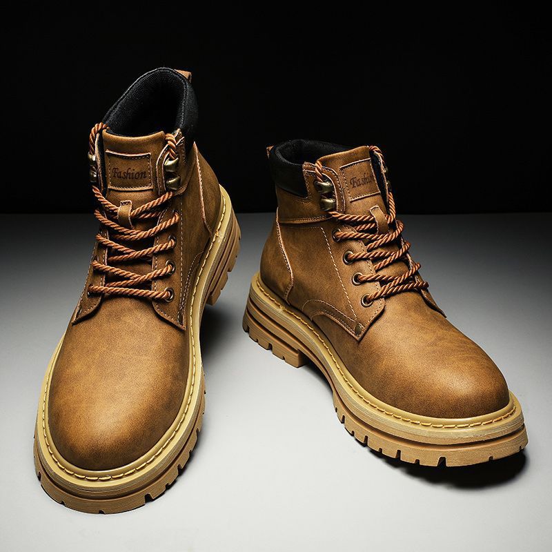 Fashion Men Boots Spring Comfo – Leatherwork Boots recenzja i cena
