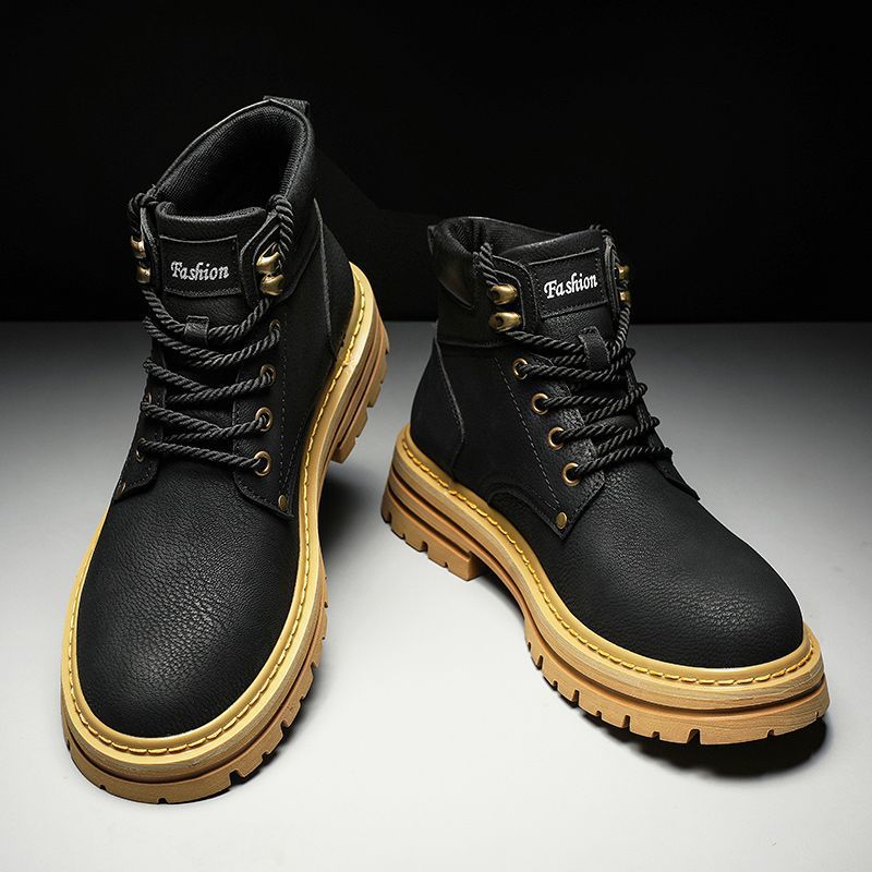 Fashion Men Boots Spring Comfo – Leatherwork Boots recenzja i cena