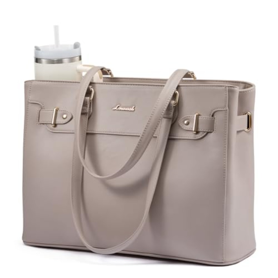 LOVEVOOK Laptop Tote Bag for W – Leather Work Womens Backpack recenzja i cena