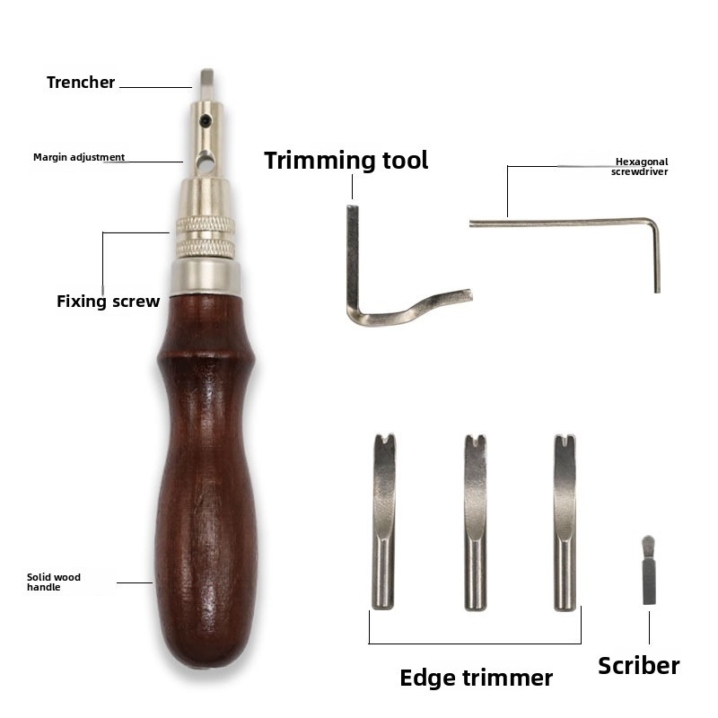 7 in 1 Pro Adjustable Leather  – Leatherwork Edge Beveler recenzja i cena