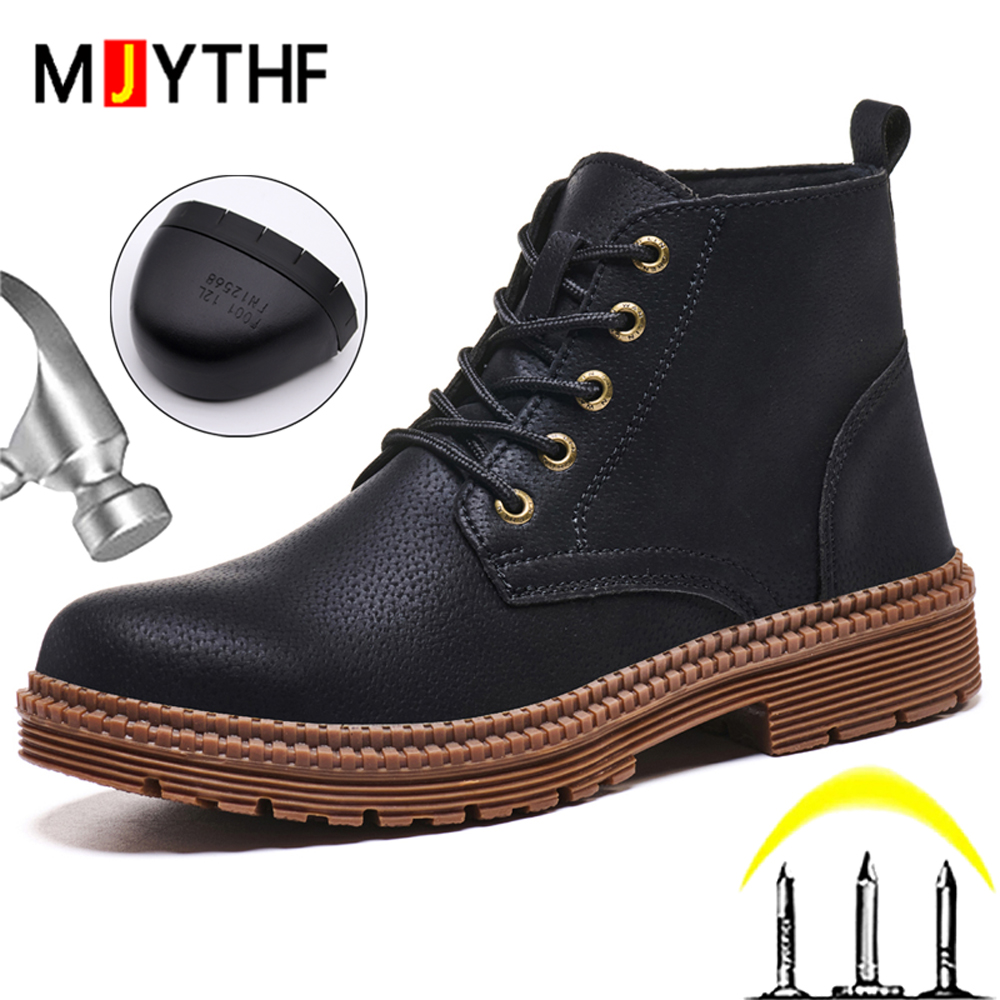 Waterproof Work Boots Safety S – Leather Work Fabric recenzja i cena
