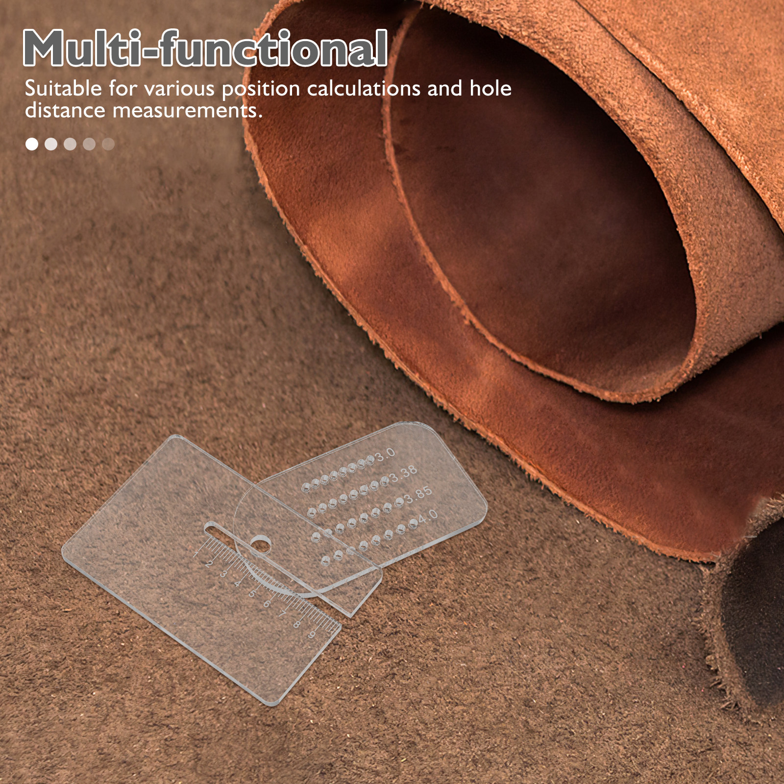 2Pcs Punch Guide Adjustable St – Leatherworking Guide recenzja i cena