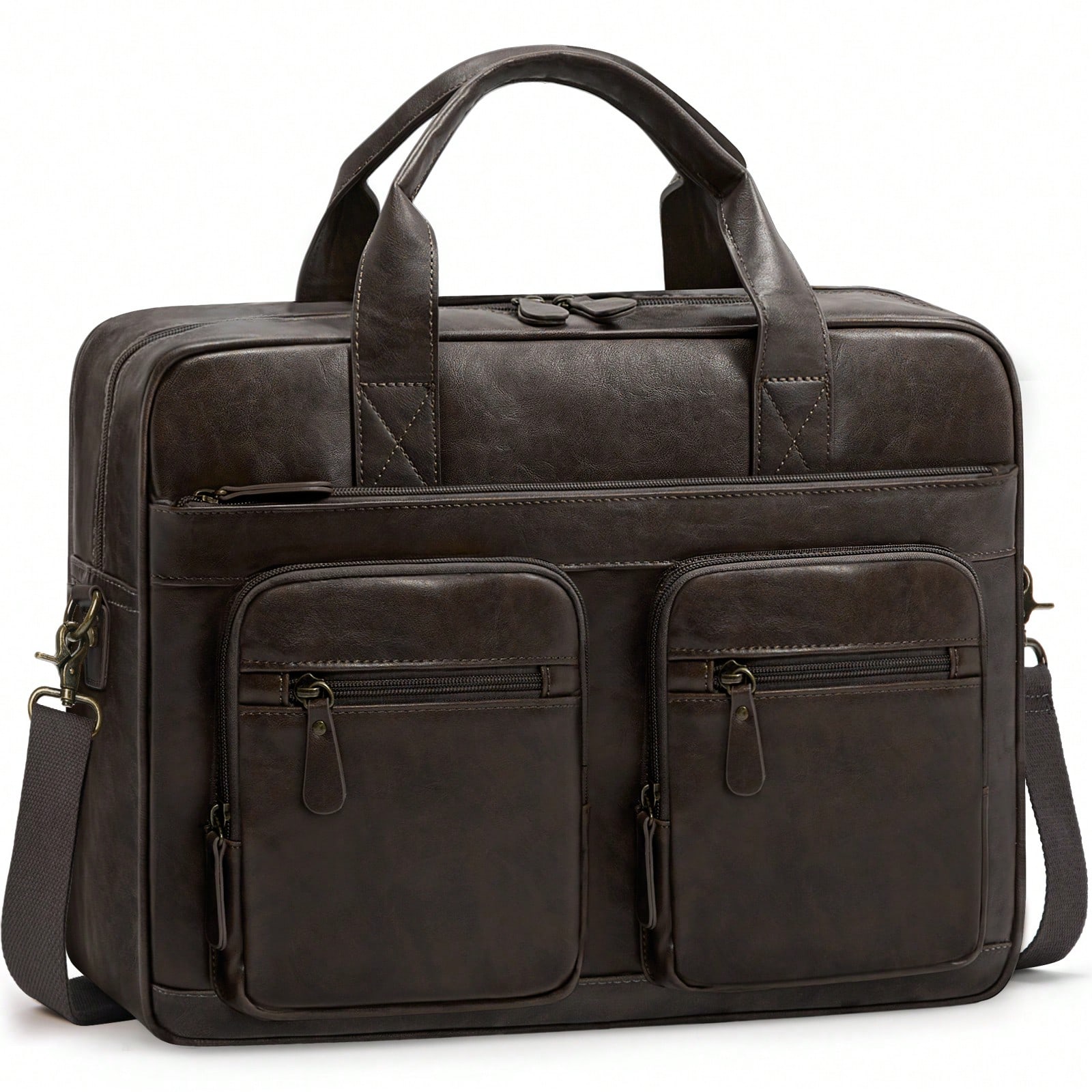 Vintage Messenger Bag For Men  – Leather Work Bag Mens recenzja i cena