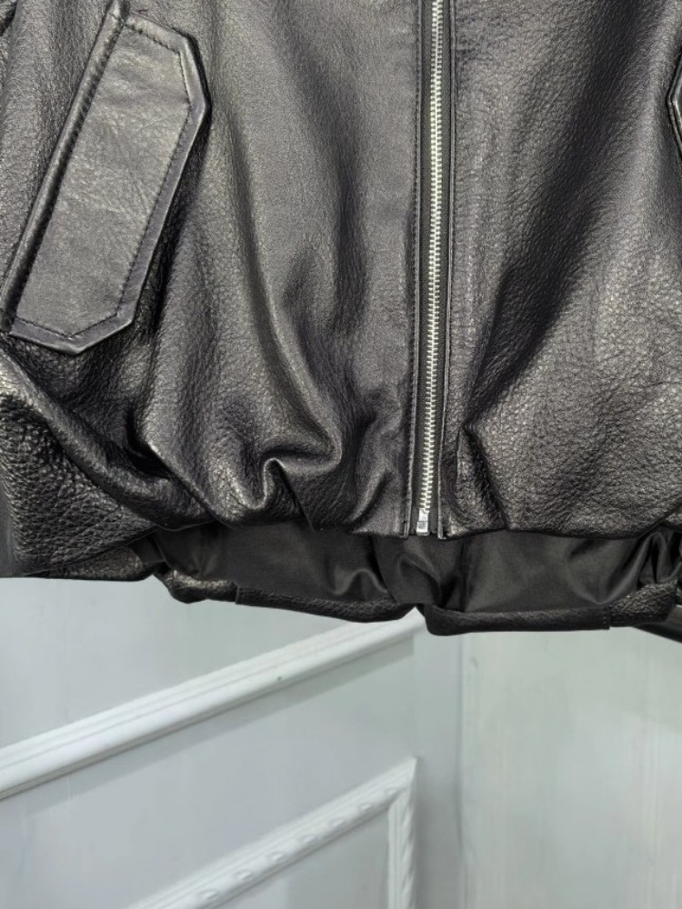 Autumn Fashion Natural Sheepsk – Leather Work Vest recenzja i cena