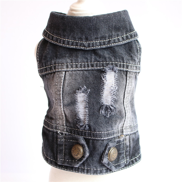 Wholesale Pet Clothes Fashion  – Leather Work Vest recenzja i cena