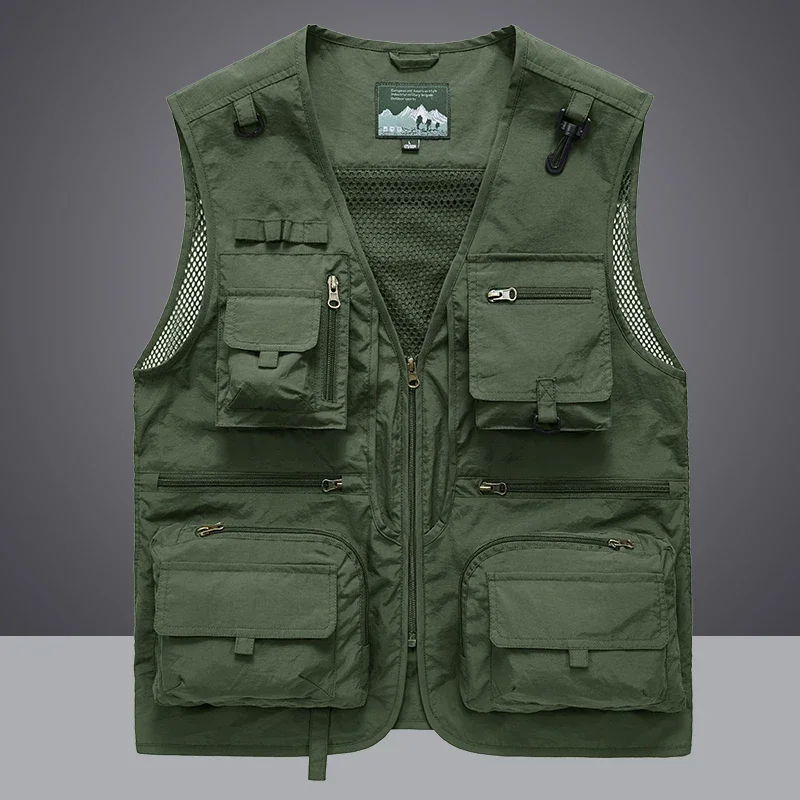 Summer Men Unloading  Vest Coa – Leather Work Vest recenzja i cena