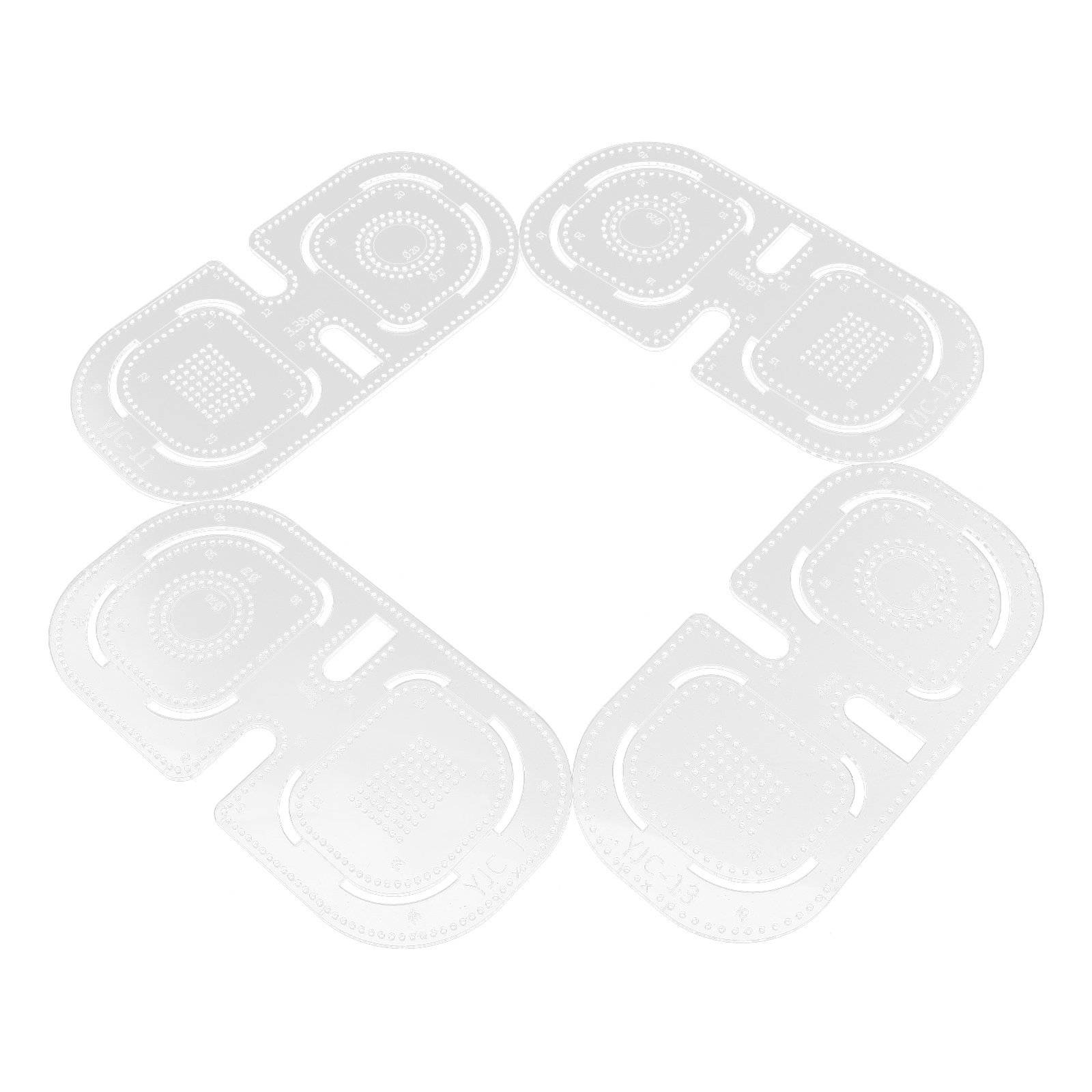 4Pcs Clear Acrylic Leatherwork – Leatherworking Guide recenzja i cena