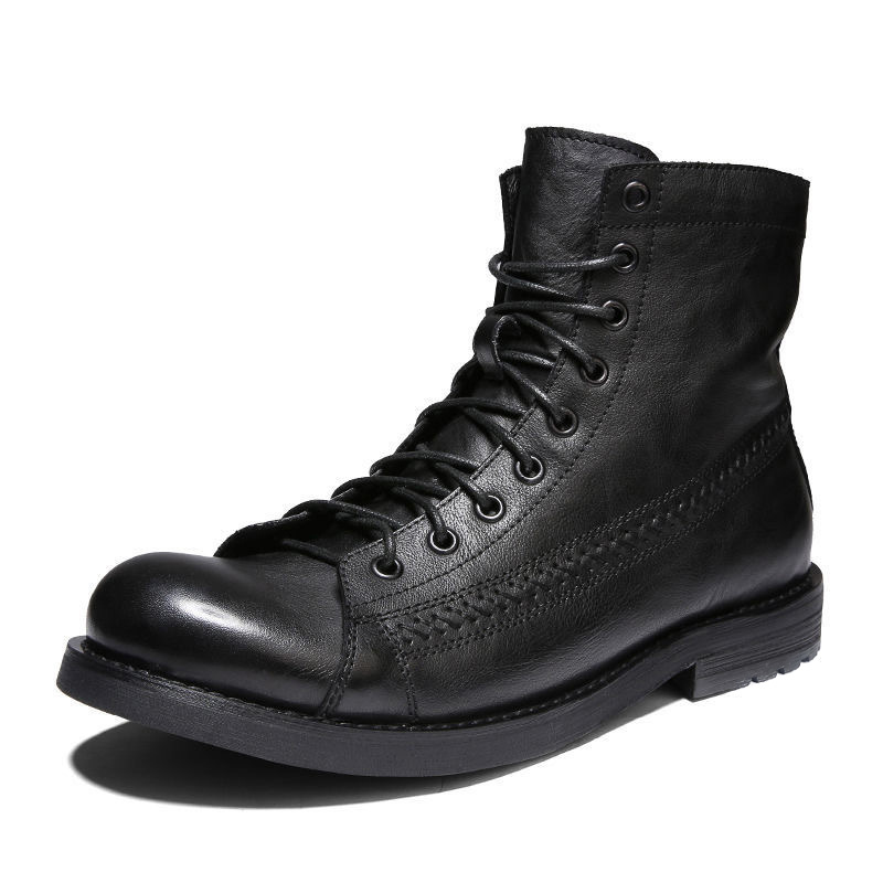 2026 Mens Ankle Boots Classic  – Leather Work Fabric recenzja i cena