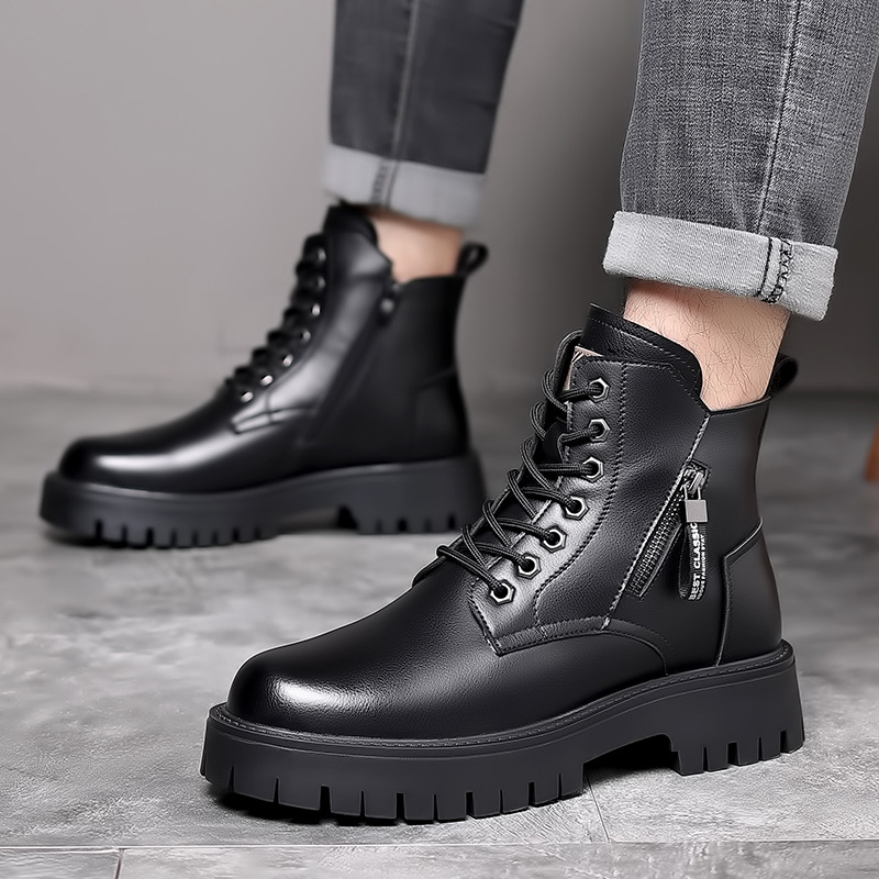 Men Classic Genuine Leather Bo – Leatherwork Boots recenzja i cena