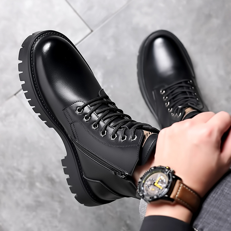 Men Classic Genuine Leather Bo – Leatherwork Boots recenzja i cena