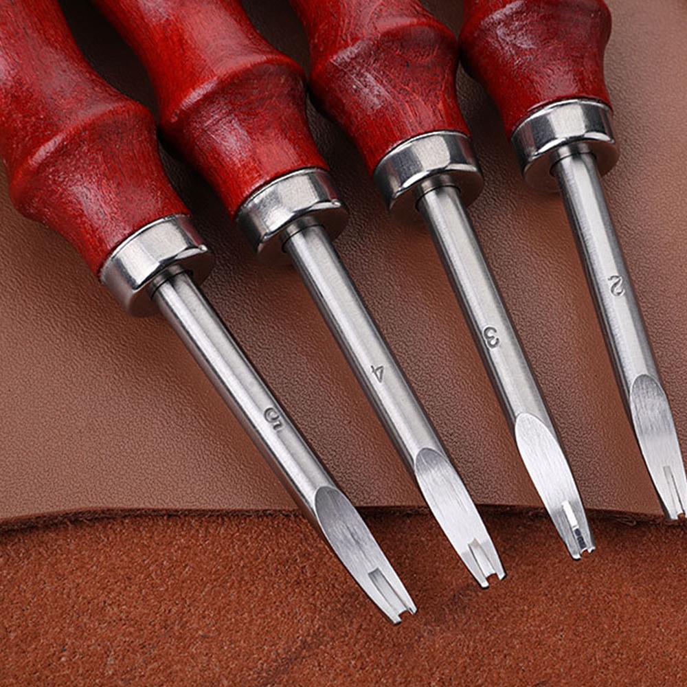 1/ 5Pcs Pack Kits Leather Edge – Leatherwork Edge Beveler recenzja i cena