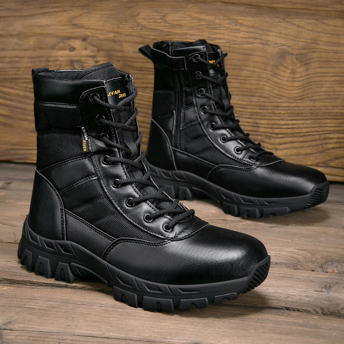 Men's Outdoor Hiking Shoes Hig – Leatherwork Boots recenzja i cena