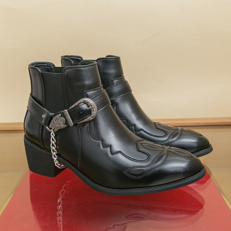 Men's Pointed Toe Ankle Boots  – Leatherwork Boots recenzja i cena