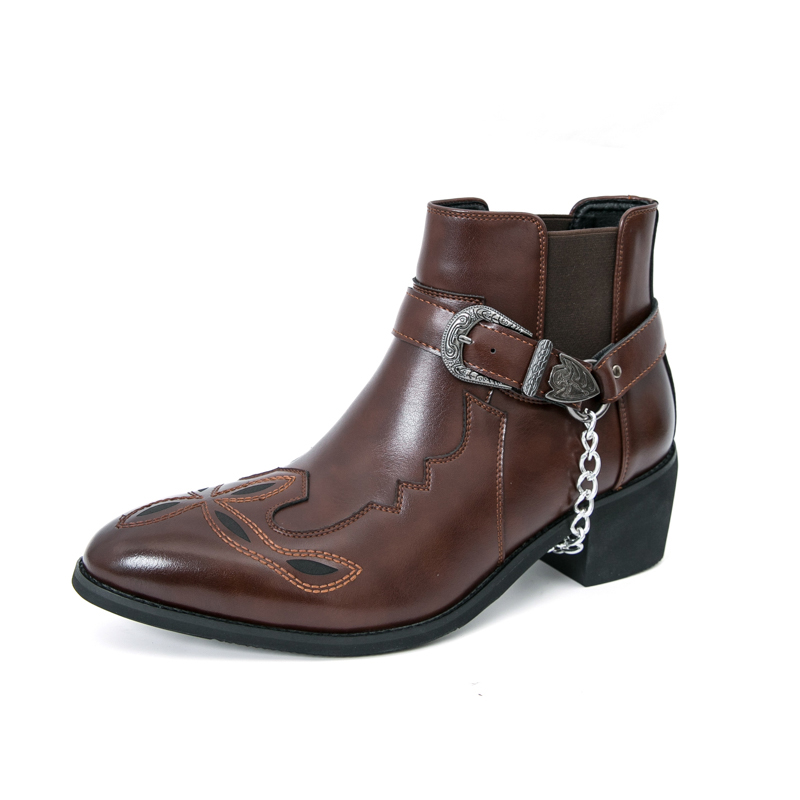 Men's Pointed Toe Ankle Boots  – Leatherwork Boots recenzja i cena